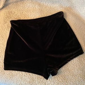 Black Velvet HOT pants
